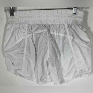 Lululemon Women's White Athletic Shorts